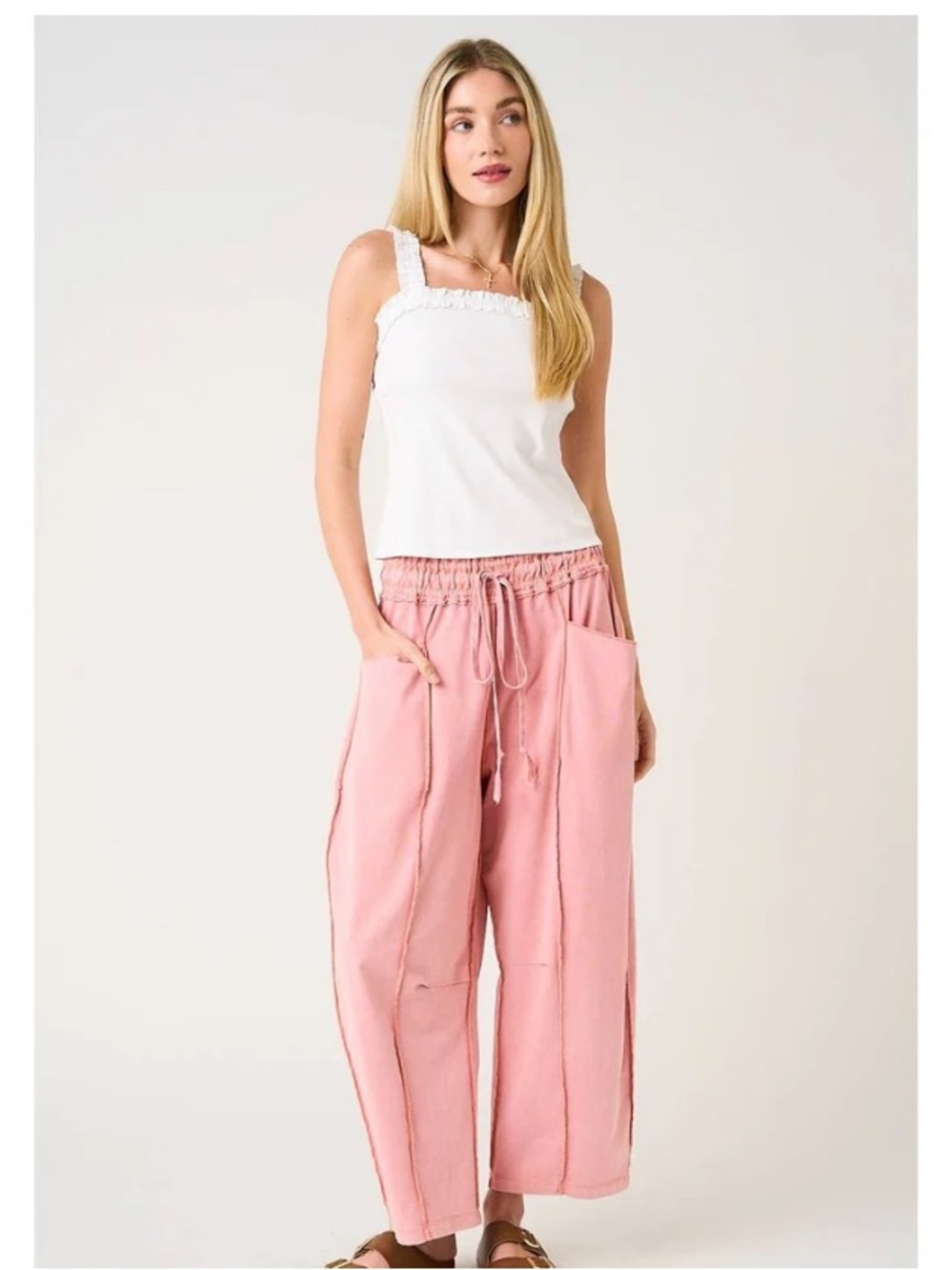 Mittoshop rose Barrel joggers